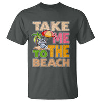 Summer Vibe Funny Cat T Shirt Take Me To The Beach - Wonder Print Shop