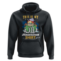 Hawaii Summer Hoodie This Is My Hawaiian Shirt Coconut Tropical Beach Vibe - Wonder Print Shop
