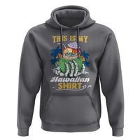 Hawaii Summer Hoodie This Is My Hawaiian Shirt Coconut Tropical Beach Vibe - Wonder Print Shop