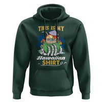 Hawaii Summer Hoodie This Is My Hawaiian Shirt Coconut Tropical Beach Vibe - Wonder Print Shop