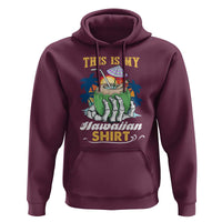 Hawaii Summer Hoodie This Is My Hawaiian Shirt Coconut Tropical Beach Vibe - Wonder Print Shop