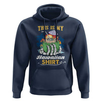 Hawaii Summer Hoodie This Is My Hawaiian Shirt Coconut Tropical Beach Vibe - Wonder Print Shop