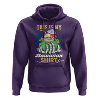 Hawaii Summer Hoodie This Is My Hawaiian Shirt Coconut Tropical Beach Vibe - Wonder Print Shop