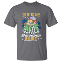 Hawaii Summer T Shirt This Is My Hawaiian Shirt Coconut Tropical Beach Vibe - Wonder Print Shop