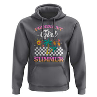 Pregnant Girl Summer Hoodie Funny Baby Announcement Retro Vintage - Wonder Print Shop