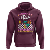 Pregnant Girl Summer Hoodie Funny Baby Announcement Retro Vintage - Wonder Print Shop
