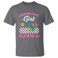 Pregnant Girl Summer T Shirt Funny Baby Announcement Retro Vintage - Wonder Print Shop