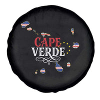 Cabo Verde Islands Flag Map Spare Tire Cover Cape Verde Vintage Pride