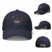 Cabo Verde Islands Flag Map Baseball Cap Cape Verde Vintage Pride