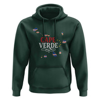 Cabo Verde Islands Flag Map Hoodie Cape Verde Vintage Pride