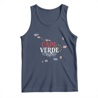 Cabo Verde Islands Flag Map Tank Top Cape Verde Vintage Pride