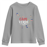 Cabo Verde Islands Flag Map Youth Sweatshirt Cape Verde Vintage Pride