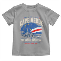 Cape Verde Small Islands Big Hearts Pride Toddler T Shirt Cabo Verde One Nation One Dream Distressed Flag