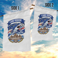Cabo Verde Tubarões Azuis Soccer Pride Garden Flag Cape Verde Blue Sharks Football Fans