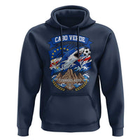 Cabo Verde Tubarões Azuis Soccer Pride Hoodie Cape Verde Blue Sharks Football Fans