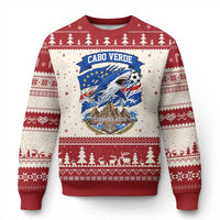 Cabo Verde Tubarões Azuis Soccer Pride Ugly Christmas Sweater Cape Verde Blue Sharks Football Fans