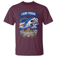 Cabo Verde Tubarões Azuis Soccer Pride T Shirt Cape Verde Blue Sharks Football Fans