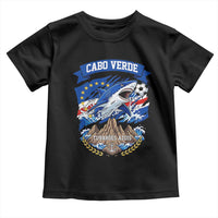 Cabo Verde Tubarões Azuis Soccer Pride Toddler T Shirt Cape Verde Blue Sharks Football Fans