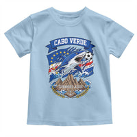 Cabo Verde Tubarões Azuis Soccer Pride Toddler T Shirt Cape Verde Blue Sharks Football Fans