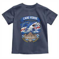 Cabo Verde Tubarões Azuis Soccer Pride Toddler T Shirt Cape Verde Blue Sharks Football Fans