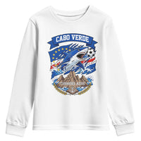 Cabo Verde Tubarões Azuis Soccer Pride Youth Sweatshirt Cape Verde Blue Sharks Football Fans