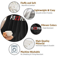 Classic Baseball Jersey Number 23 Throw Blanket Fo23ever #23 Vintage Sports Fan - Wonder Print Shop