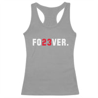 Classic Baseball Jersey Number 23 Racerback Tank Top Fo23ever #23 Vintage Sports Fan - Wonder Print Shop