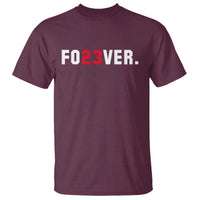 Classic Baseball Jersey Number 23 T Shirt Fo23ever #23 Vintage Sports Fan - Wonder Print Shop