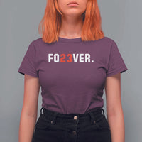 Classic Baseball Jersey Number 23 T Shirt For Women Fo23ever #23 Vintage Sports Fan - Wonder Print Shop