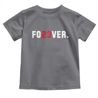 Classic Baseball Jersey Number 23 Toddler T Shirt Fo23ever #23 Vintage Sports Fan - Wonder Print Shop