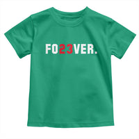 Classic Baseball Jersey Number 23 Toddler T Shirt Fo23ever #23 Vintage Sports Fan - Wonder Print Shop