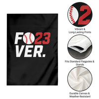 Classic Baseball Jersey Number 23 Garden Flag Fo23ever #23 Ball Sports Fan - Wonder Print Shop