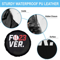 Classic Baseball Jersey Number 23 Spare Tire Cover Fo23ever #23 Ball Sports Fan - Wonder Print Shop