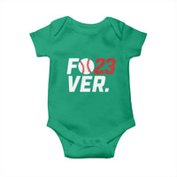 Classic Baseball Jersey Number 23 Baby Onesie Fo23ever #23 Ball Sports Fan - Wonder Print Shop