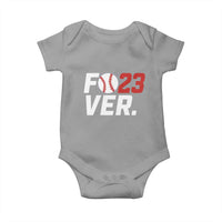 Classic Baseball Jersey Number 23 Baby Onesie Fo23ever #23 Ball Sports Fan - Wonder Print Shop