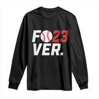 Classic Baseball Jersey Number 23 Long Sleeve Shirt Fo23ever #23 Ball Sports Fan - Wonder Print Shop