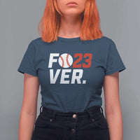 Classic Baseball Jersey Number 23 T Shirt For Women Fo23ever #23 Ball Sports Fan - Wonder Print Shop