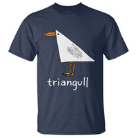 Triangull Funny Triangle Seagull Meme T Shirt Geometry Bird Pun Minimalist Coastal Graphic