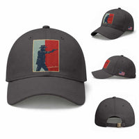Idaho Shoots Back Vintage Pop Art Poster Style Graphic Baseball Cap