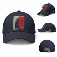 Idaho Shoots Back Vintage Pop Art Poster Style Graphic Baseball Cap