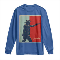 Idaho Shoots Back Vintage Pop Art Poster Style Graphic Long Sleeve Shirt