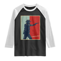 Idaho Shoots Back Vintage Pop Art Poster Style Graphic Raglan Shirt
