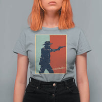 Idaho Shoots Back Vintage Pop Art Poster Style Graphic T Shirt For Women