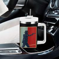 Idaho Shoots Back Vintage Pop Art Poster Style Graphic Tumbler With Handle