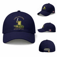 Retro Goblincore Sword Frog Riding Alligator Meme Baseball Cap I Will Succeed Because I Am Insane Chaotic Motivation