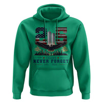 Patriotic Soaring Bald Eagle 9 11 Memorial 25th Anniversary Hoodie 25 Years 2021 2026 Never Forget