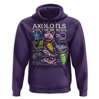 Kawaii Axolotl Hoodie Axolotls of the World Animals Aquarium Species