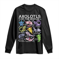 Kawaii Axolotl Long Sleeve Shirt Axolotls of the World Animals Aquarium Species