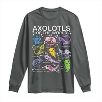 Kawaii Axolotl Long Sleeve Shirt Axolotls of the World Animals Aquarium Species