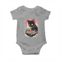 Japanese Inspo Ramen Cat Graphic Baby Onesie Anime Manga Kawaii Otaku Urban Streetwear - Wonder Print Shop